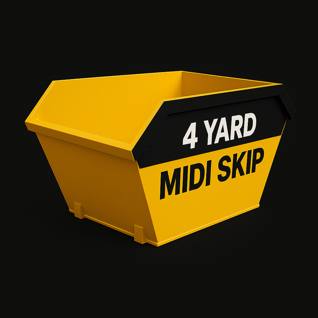 4 yard midi skip hire in Lincoln